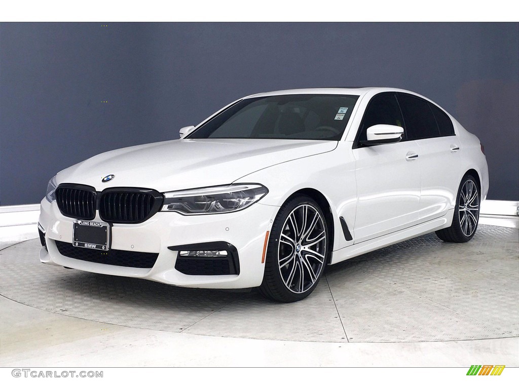 2017 5 Series 540i Sedan - Alpine White / Black photo #11