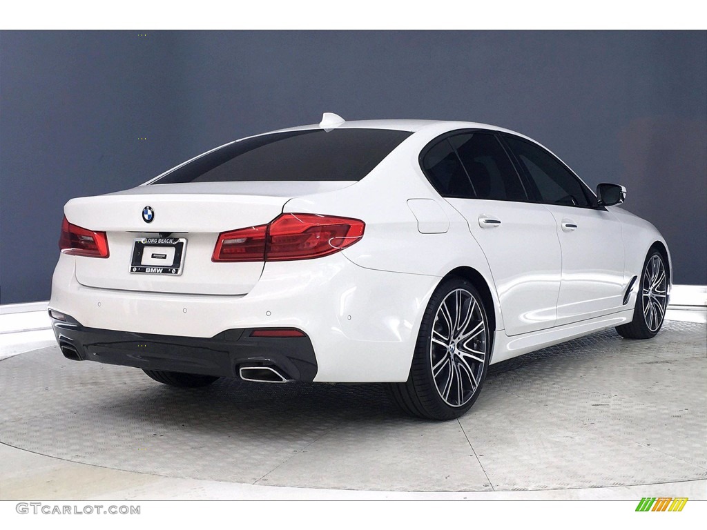 2017 5 Series 540i Sedan - Alpine White / Black photo #12