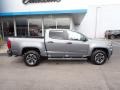 2021 Satin Steel Metallic Chevrolet Colorado Z71 Crew Cab 4x4  photo #3