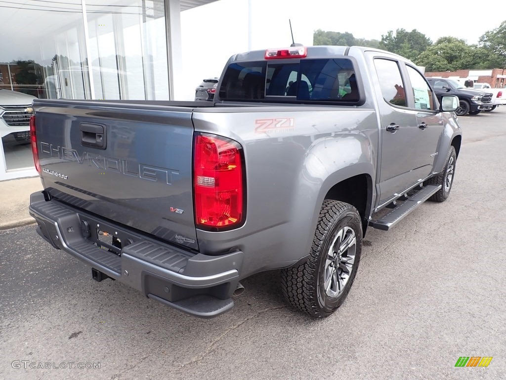 2021 Colorado Z71 Crew Cab 4x4 - Satin Steel Metallic / Jet Black/­Dark Ash photo #4