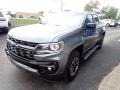 2021 Satin Steel Metallic Chevrolet Colorado Z71 Crew Cab 4x4  photo #7