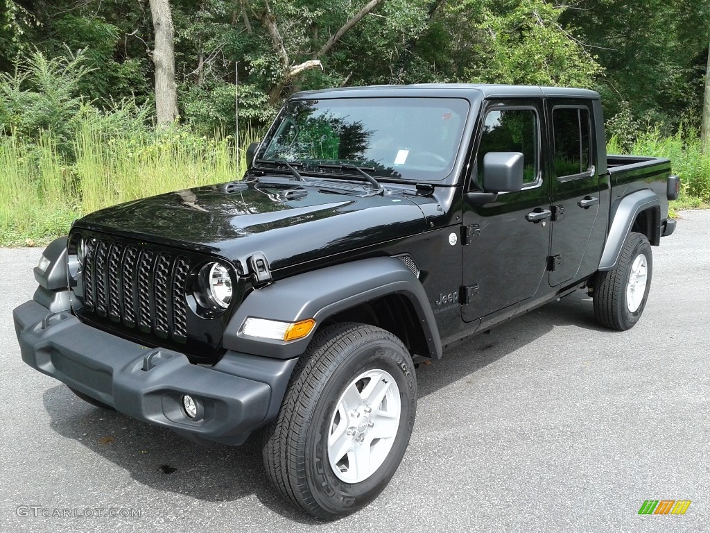 Black 2020 Jeep Gladiator Sport 4x4 Exterior Photo #139593554