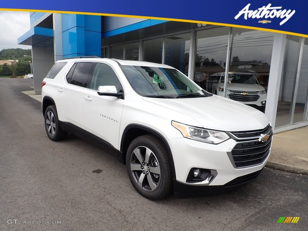 2020 Traverse LT AWD - Iridescent Pearl Tricoat / Dark Atmosphere/­Medium Ash Gray photo #1