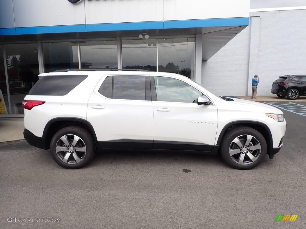 2020 Traverse LT AWD - Iridescent Pearl Tricoat / Dark Atmosphere/­Medium Ash Gray photo #3