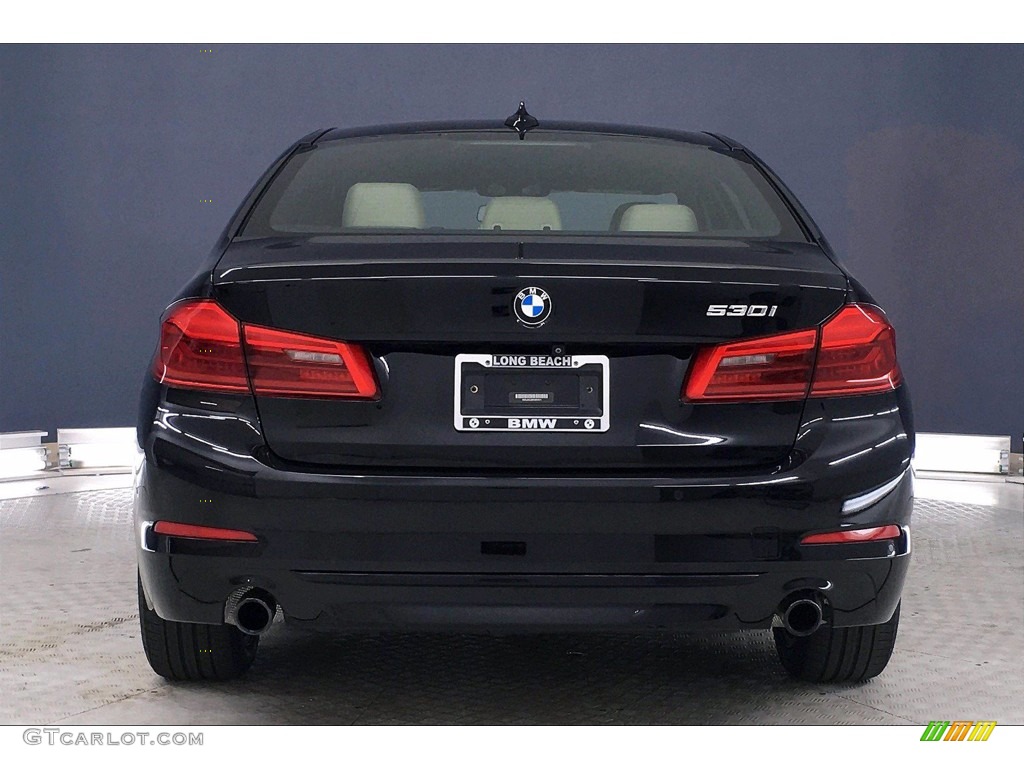 2017 5 Series 530i Sedan - Jet Black / Canberra Beige photo #3