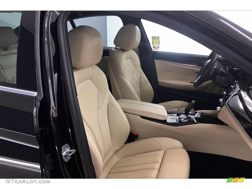 2017 5 Series 530i Sedan - Jet Black / Canberra Beige photo #6