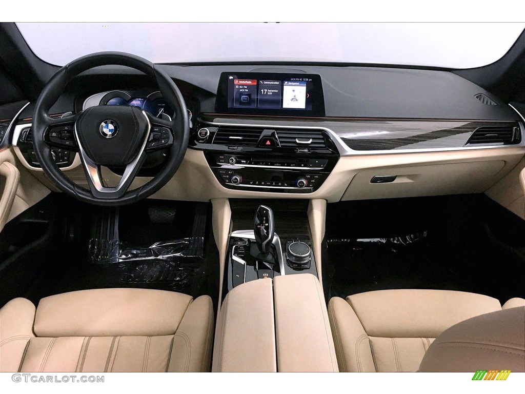 2017 5 Series 530i Sedan - Jet Black / Canberra Beige photo #15