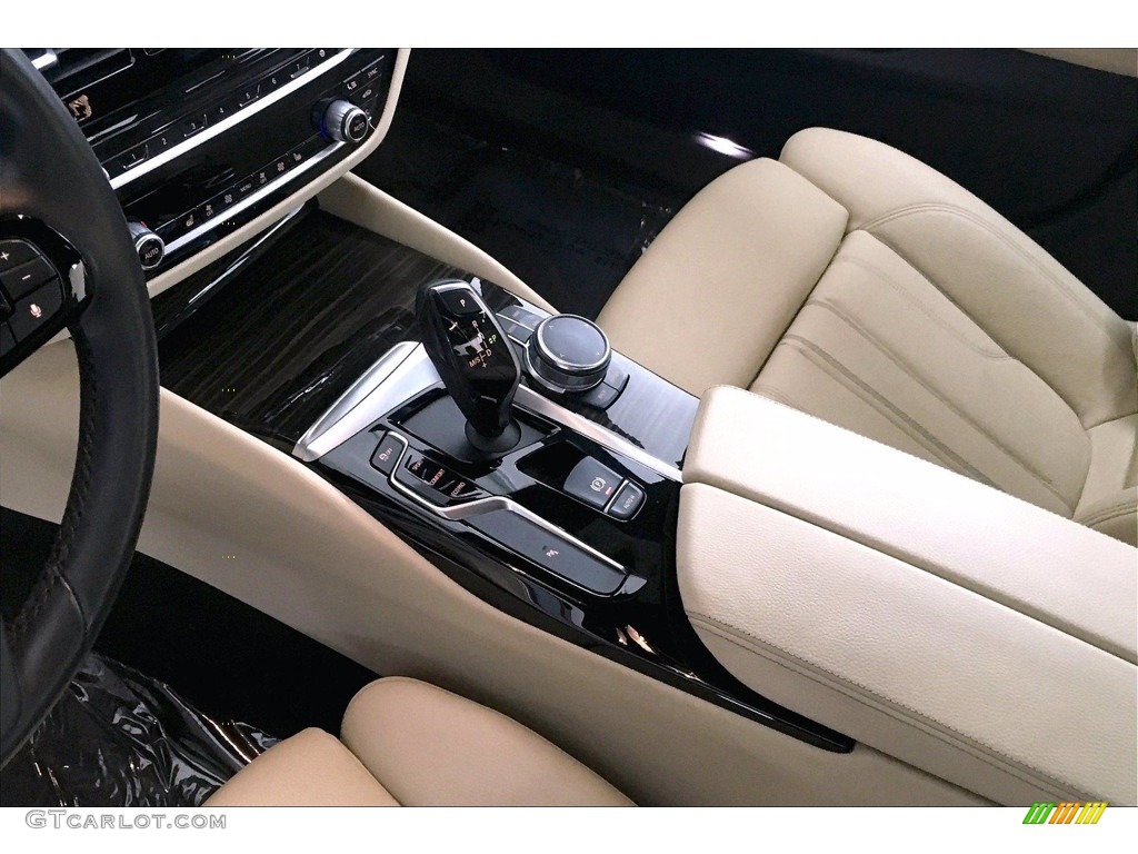 2017 5 Series 530i Sedan - Jet Black / Canberra Beige photo #16