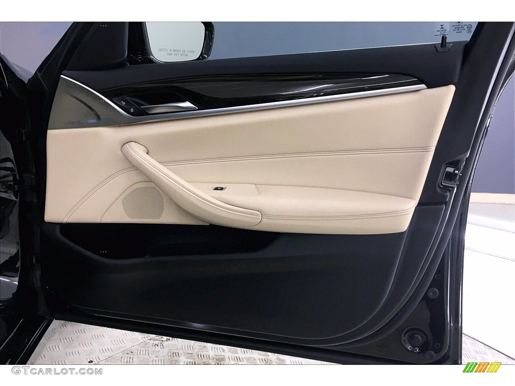 2017 5 Series 530i Sedan - Jet Black / Canberra Beige photo #24
