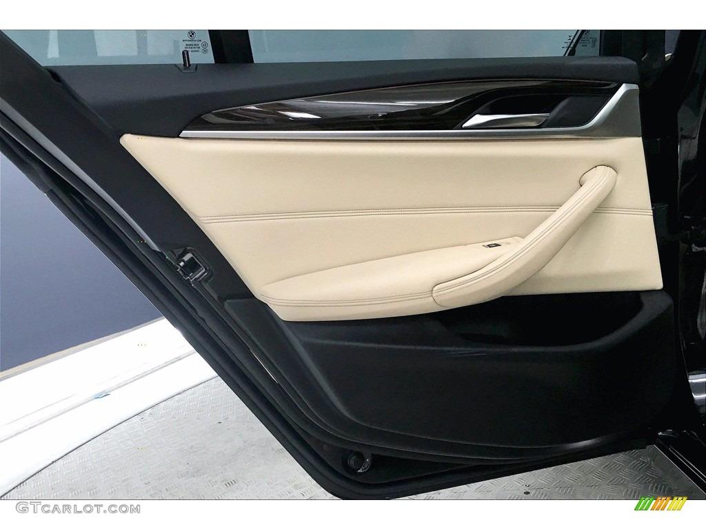 2017 5 Series 530i Sedan - Jet Black / Canberra Beige photo #25