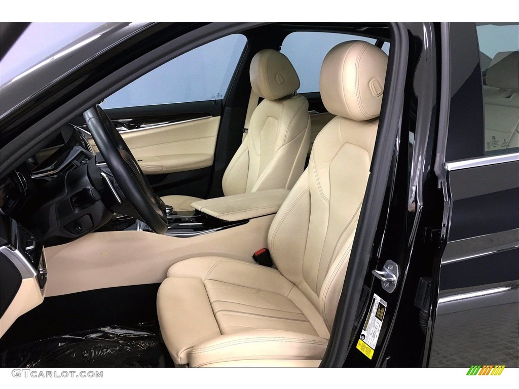 2017 5 Series 530i Sedan - Jet Black / Canberra Beige photo #28
