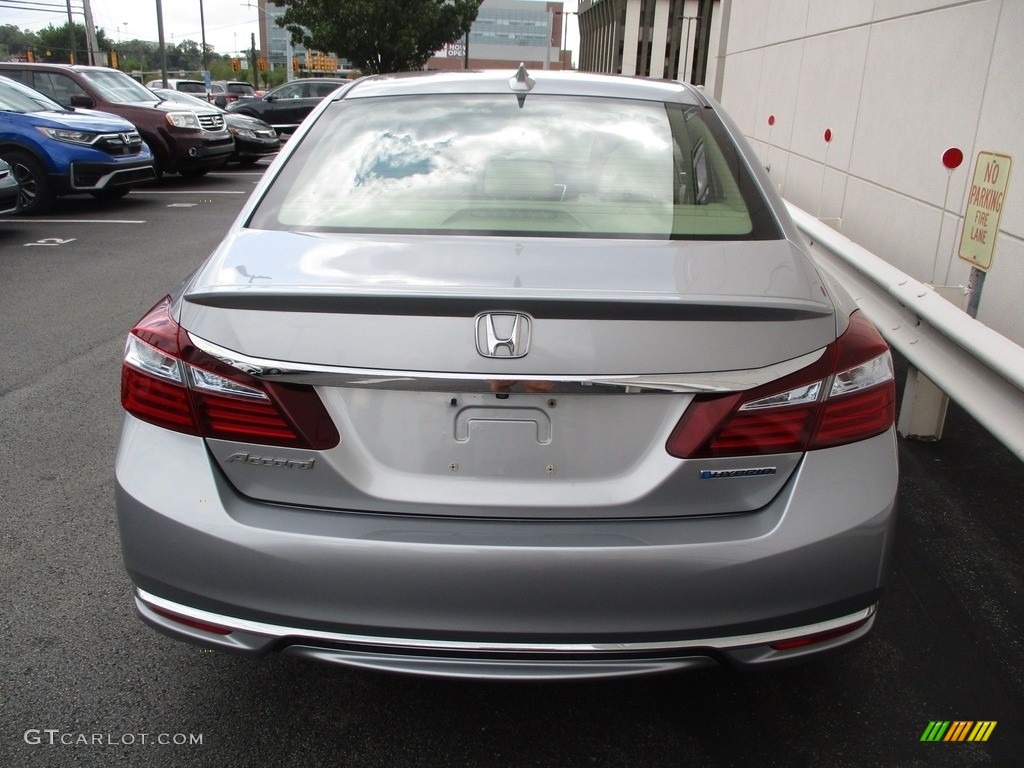 2017 Accord Hybrid Sedan - Lunar Silver Metallic / Ivory photo #4