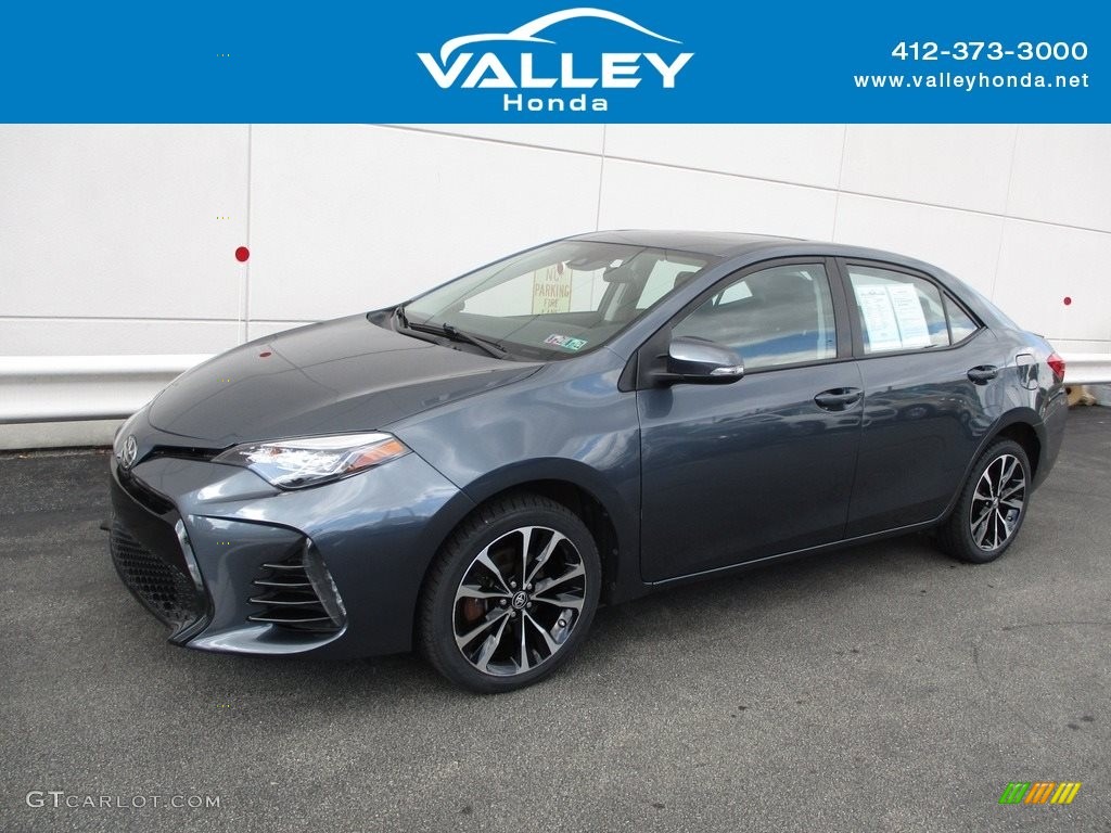 2017 Corolla SE - Falcon Gray Metallic / Black photo #1