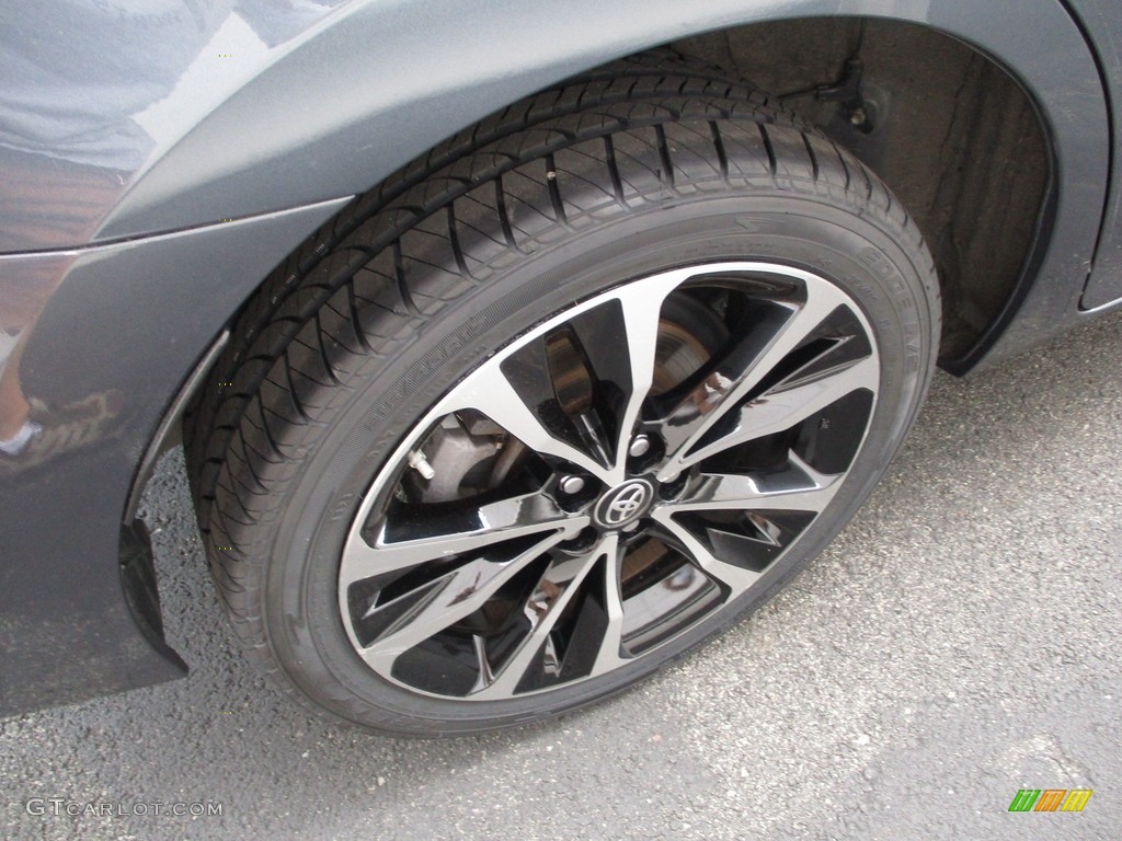2017 Corolla SE - Falcon Gray Metallic / Black photo #7
