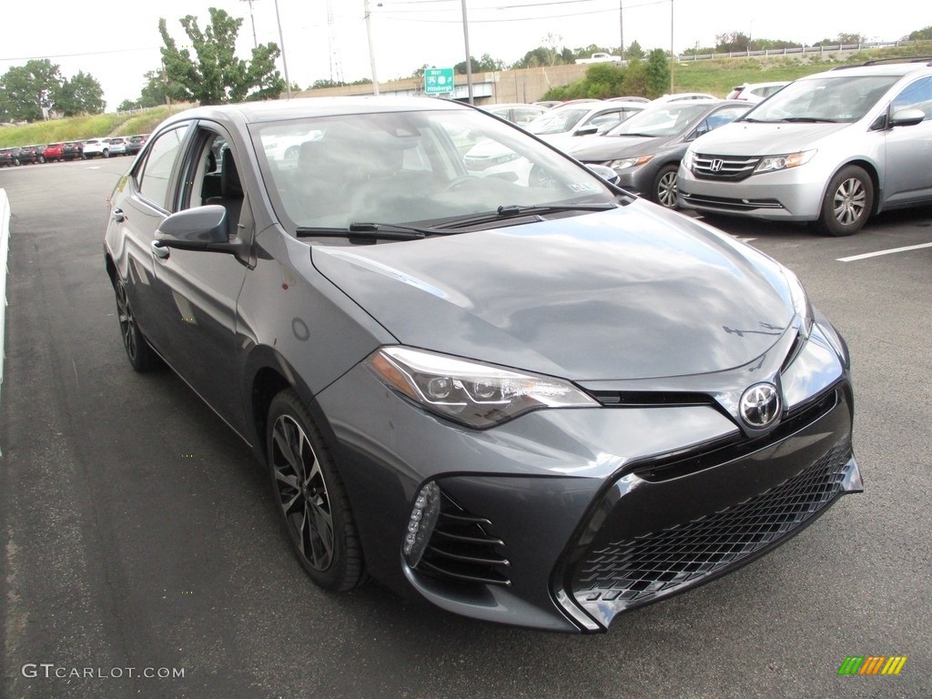 2017 Corolla SE - Falcon Gray Metallic / Black photo #8