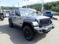2020 Billet Silver Metallic Jeep Wrangler Unlimited Willys 4x4  photo #3