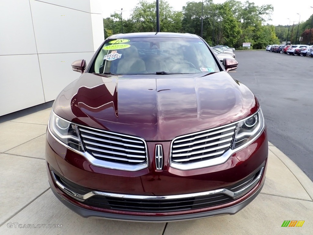 2018 MKX Reserve AWD - Burgundy Velvet Metallic / Cappuccino photo #9