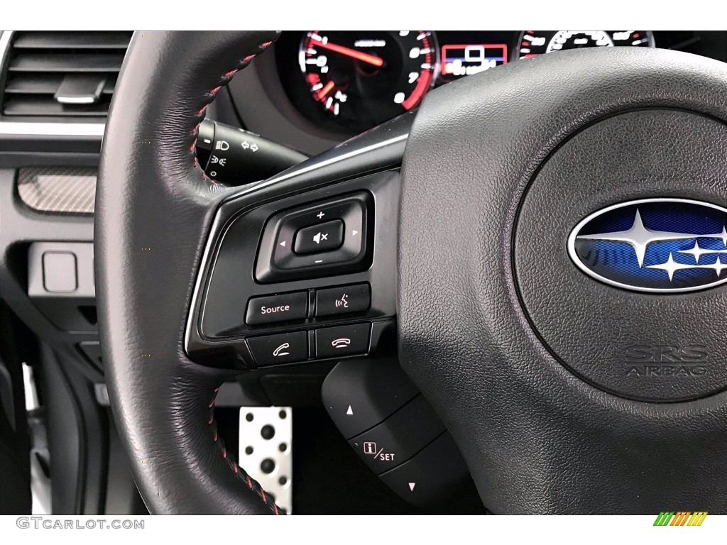 2019 Subaru WRX Standard WRX Model Carbon Black Steering Wheel Photo #139598242