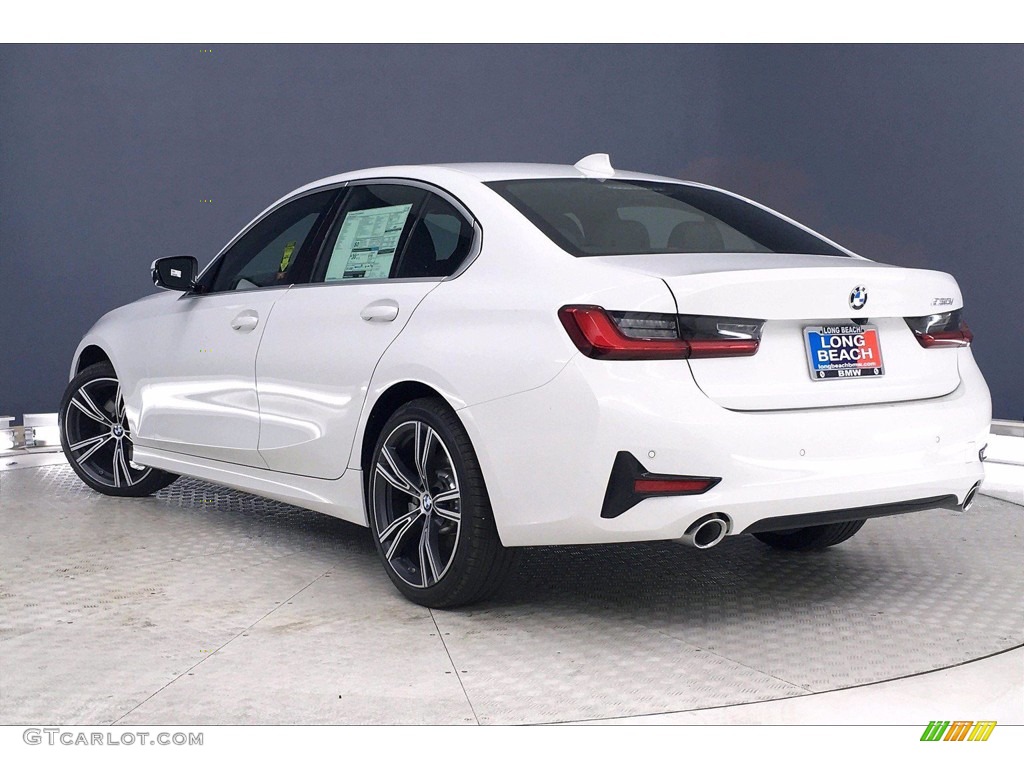 2021 3 Series 330i Sedan - Alpine White / Black photo #3