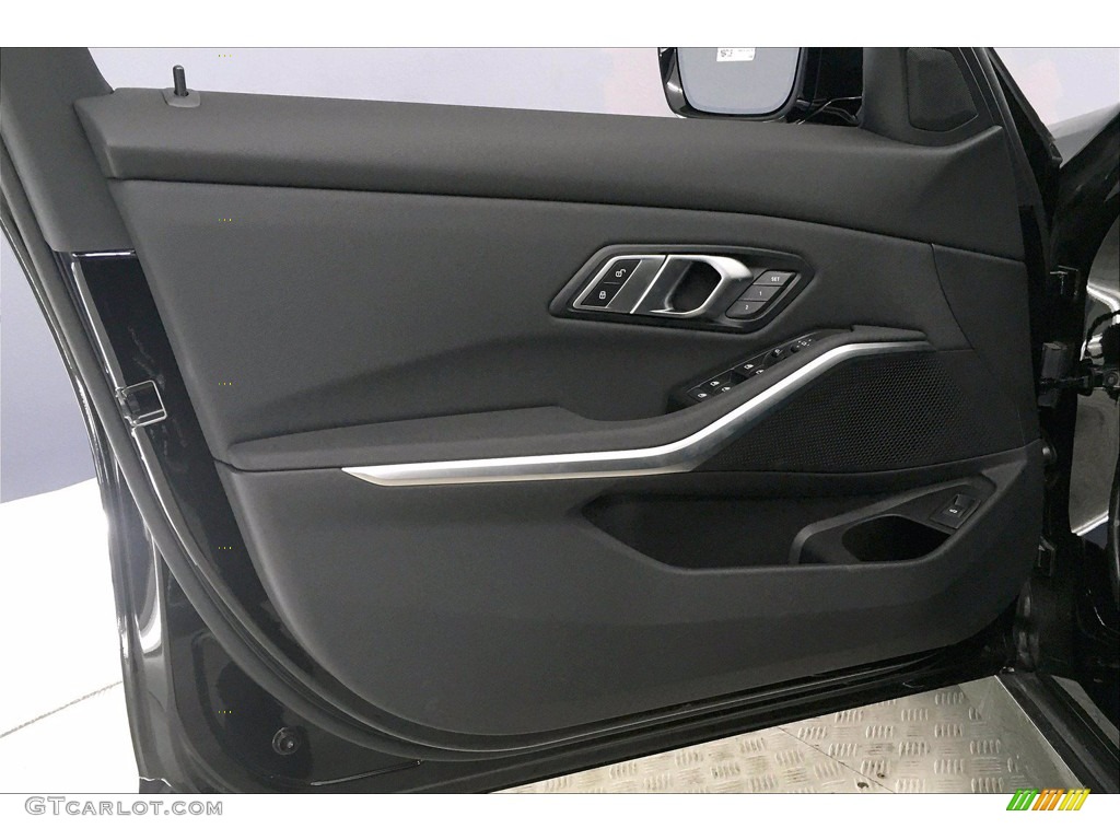 2021 BMW 3 Series 330i Sedan Black Door Panel Photo #139599014