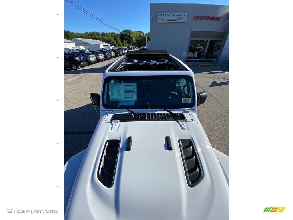 2021 Wrangler Unlimited Rubicon 4x4 - Bright White / Black photo #8