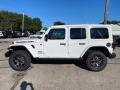 2021 Bright White Jeep Wrangler Unlimited Rubicon 4x4  photo #9