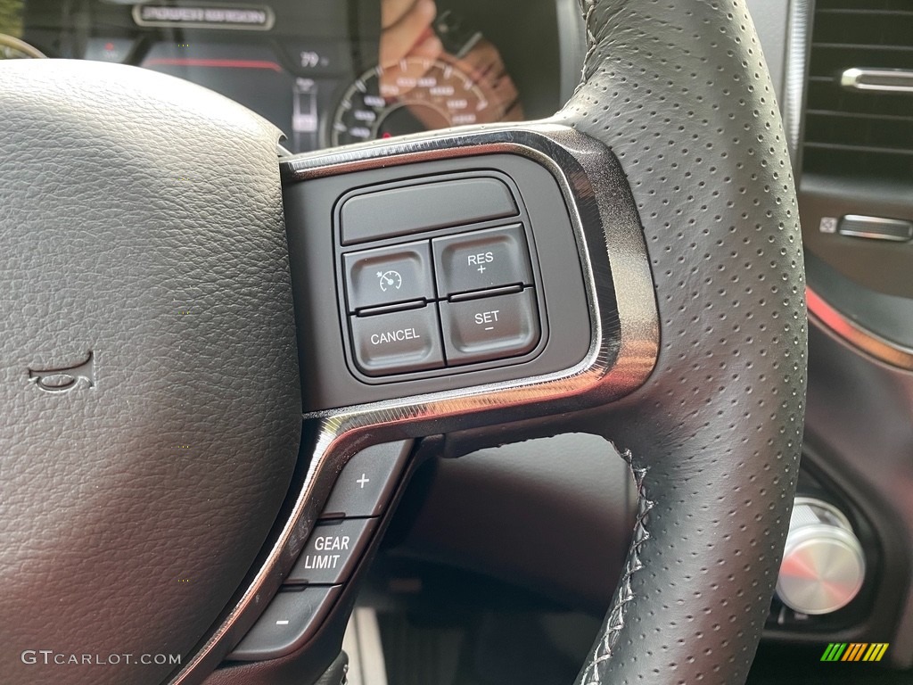2020 Ram 2500 Power Wagon Crew Cab 4x4 Black Steering Wheel Photo #139600196