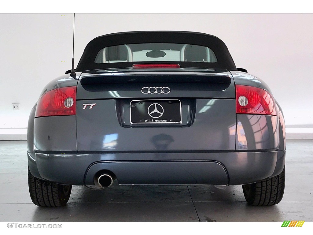 2005 TT 1.8T Roadster - Dolomite Grey Pearl Effect / Ebony Black photo #3
