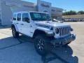 2021 Bright White Jeep Wrangler Unlimited Rubicon 4x4  photo #1