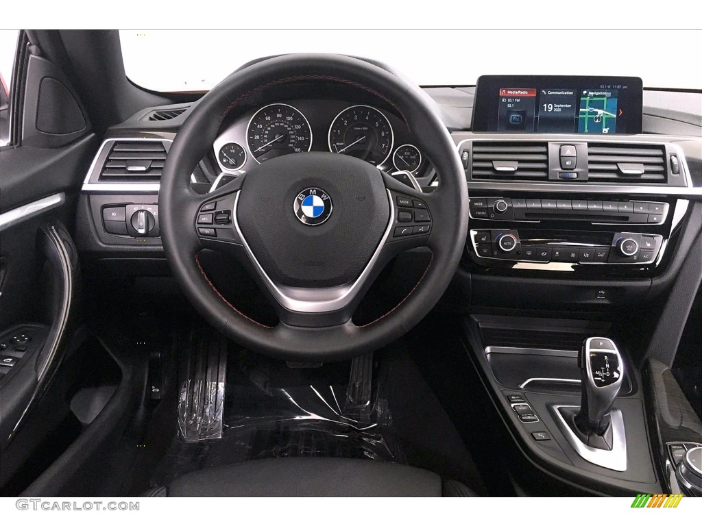 2018 BMW 4 Series 430i Gran Coupe Black Dashboard Photo #139600344