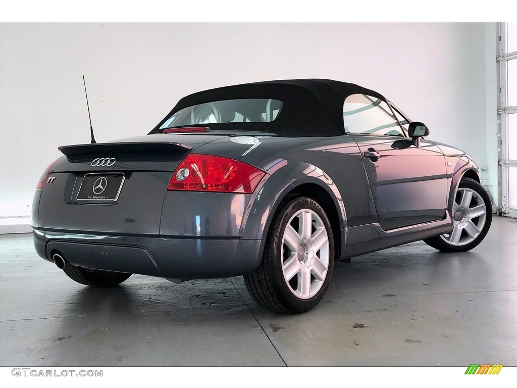 2005 TT 1.8T Roadster - Dolomite Grey Pearl Effect / Ebony Black photo #14
