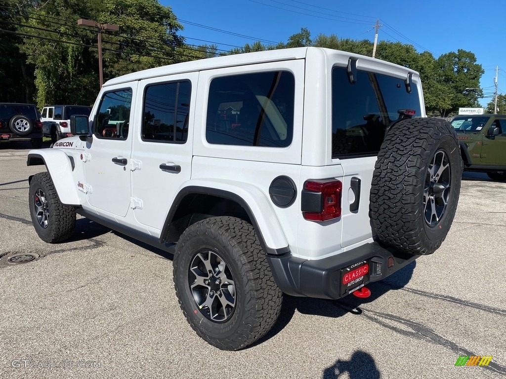 2021 Wrangler Unlimited Rubicon 4x4 - Bright White / Black photo #10