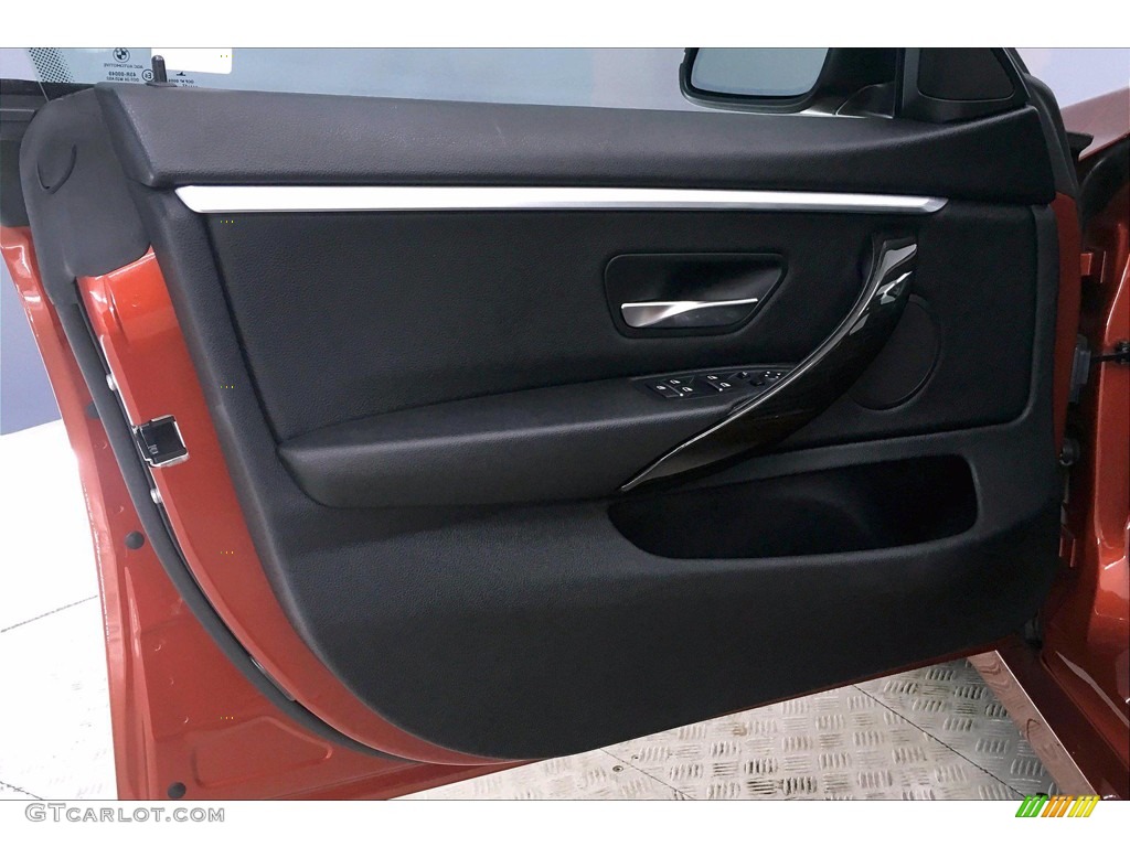 2018 BMW 4 Series 430i Gran Coupe Black Door Panel Photo #139600826
