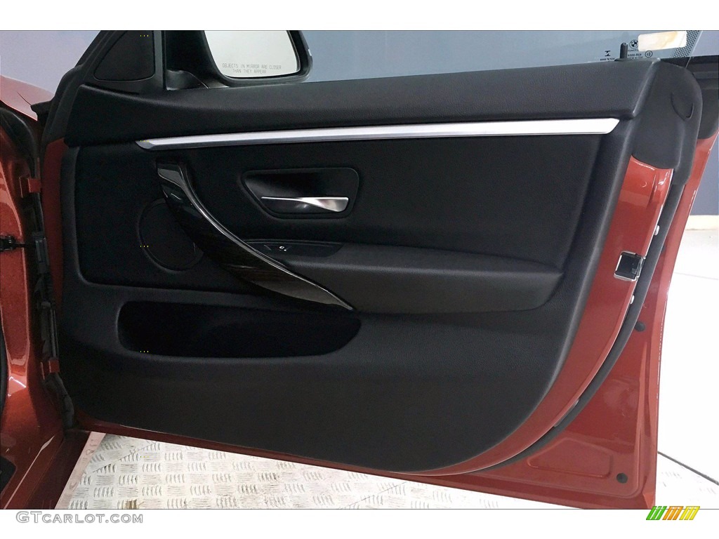 2018 BMW 4 Series 430i Gran Coupe Black Door Panel Photo #139600844