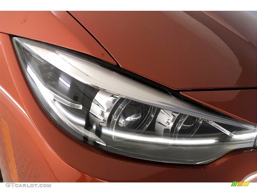 2018 4 Series 430i Gran Coupe - Sunset Orange Metallic / Black photo #26