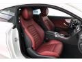Cranberry Red/Black Front Seat Photo for 2018 Mercedes-Benz C #139600966