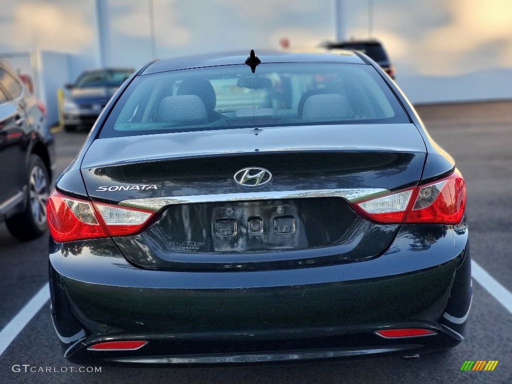2012 Sonata GLS - Midnight Black / Gray photo #3