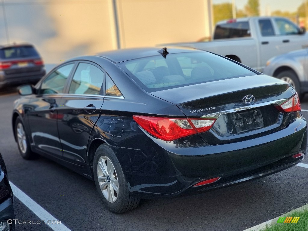2012 Sonata GLS - Midnight Black / Gray photo #4