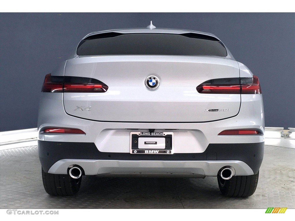 2021 X4 xDrive30i - Glacier Silver Metallic / Black photo #4