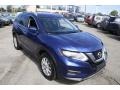 2017 Caspian Blue Nissan Rogue SV AWD  photo #3