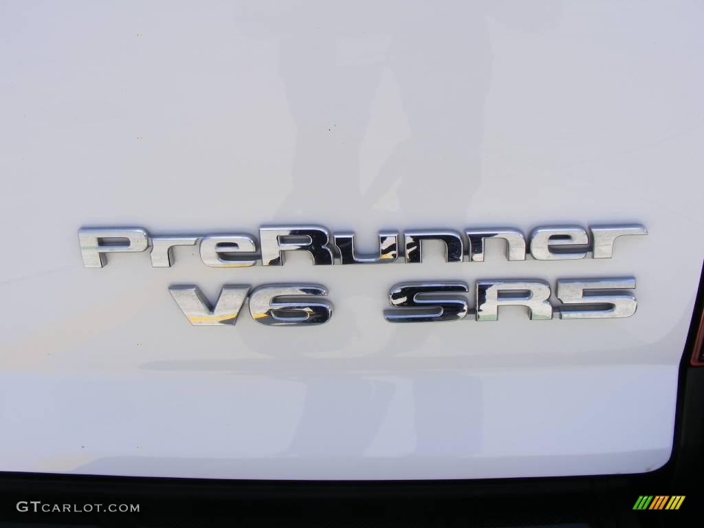2008 Tacoma V6 SR5 PreRunner Double Cab - Super White / Graphite Gray photo #18