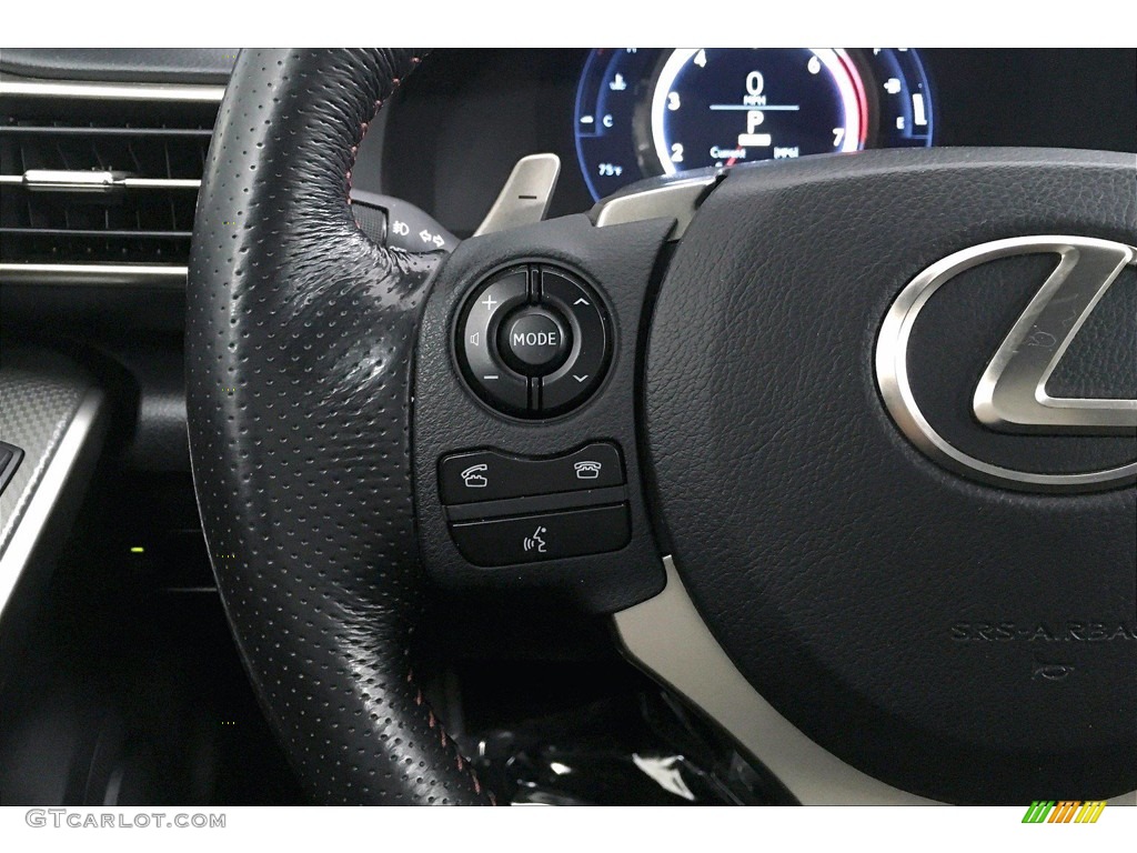 2016 Lexus IS 200t F Sport Rioja Red Steering Wheel Photo #139603533