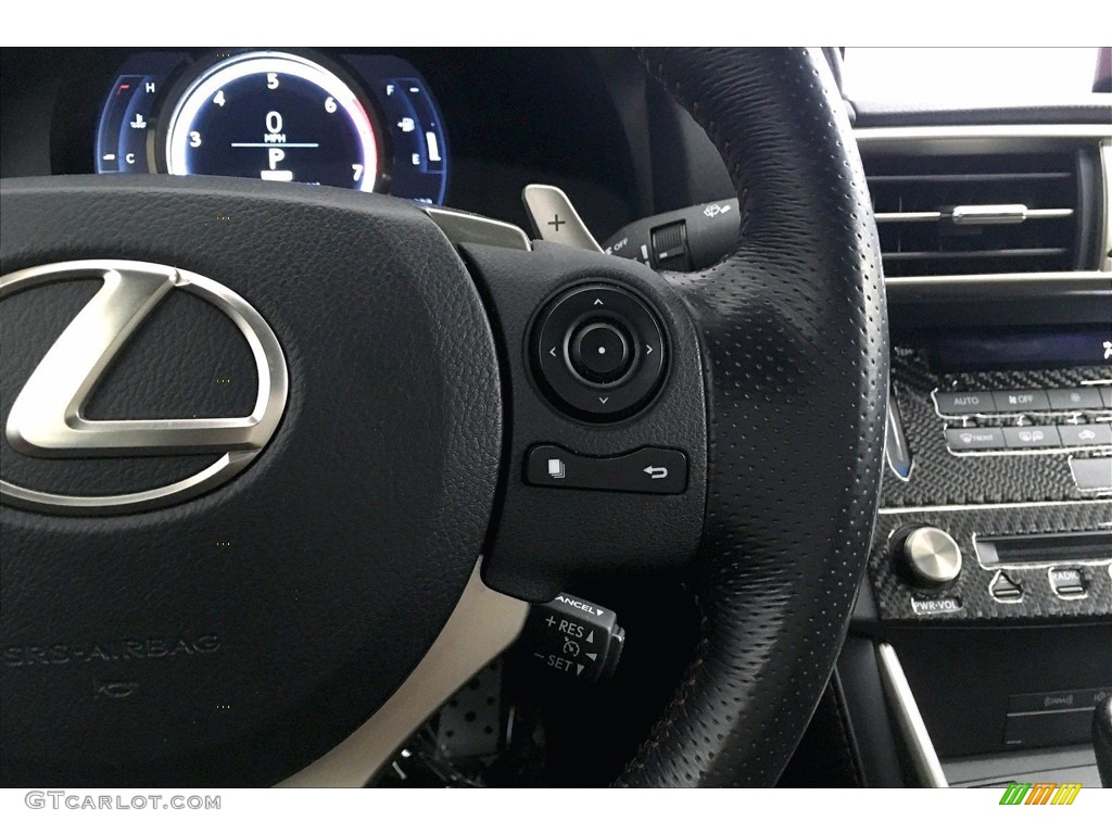 2016 Lexus IS 200t F Sport Rioja Red Steering Wheel Photo #139603548