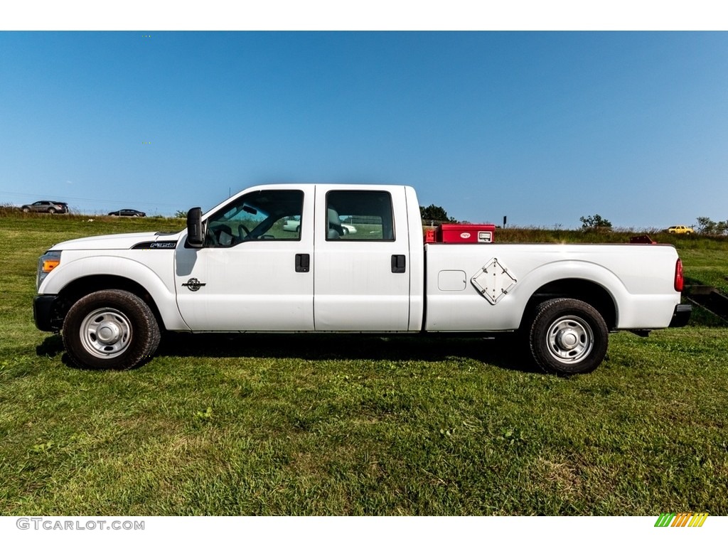 2012 F350 Super Duty XL Crew Cab - Oxford White / Steel photo #7