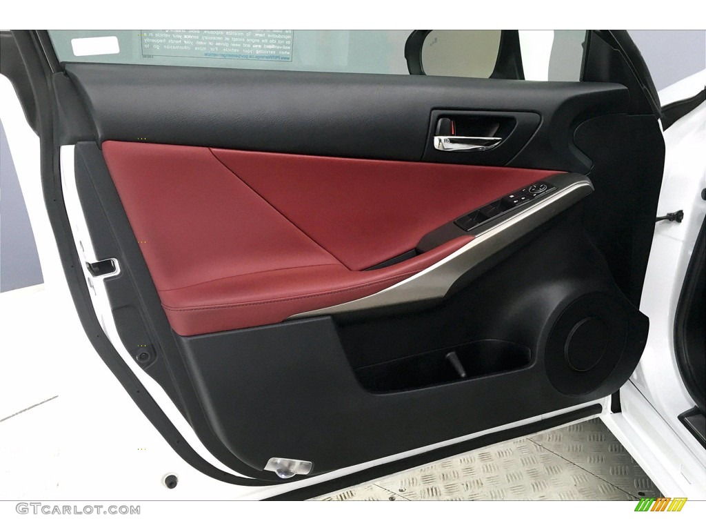 2016 Lexus IS 200t F Sport Rioja Red Door Panel Photo #139603581