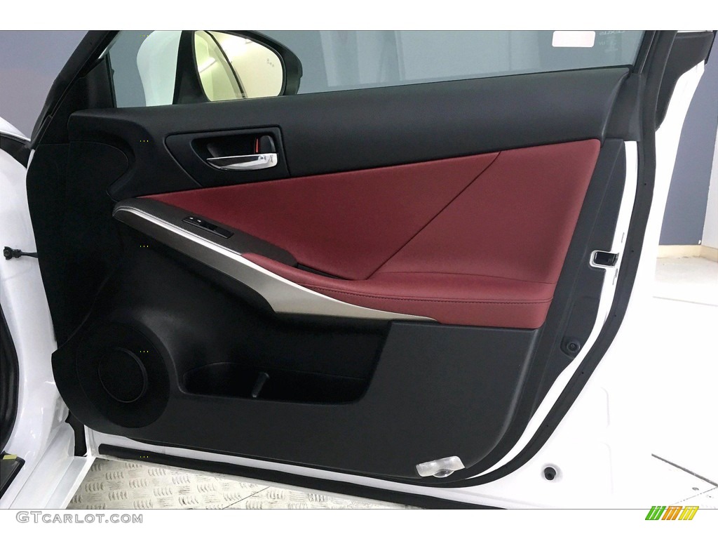 2016 Lexus IS 200t F Sport Rioja Red Door Panel Photo #139603590