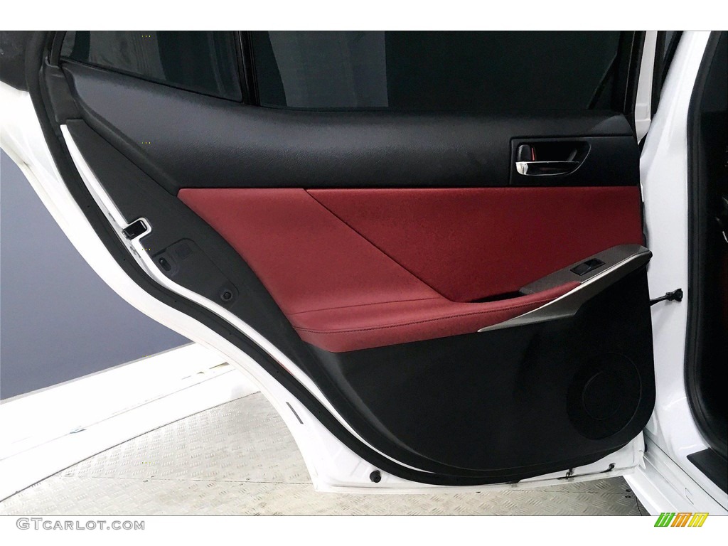 2016 Lexus IS 200t F Sport Rioja Red Door Panel Photo #139603600