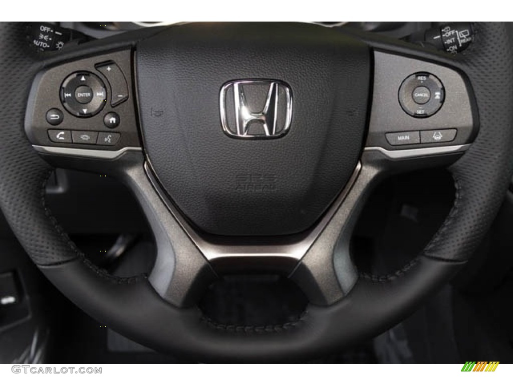 2020 Honda Passport EX-L Gray Steering Wheel Photo #139604319