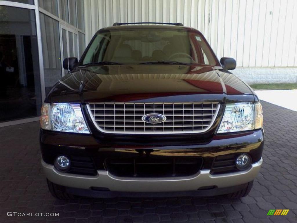 2005 Explorer Eddie Bauer 4x4 - Black / Medium Parchment photo #2