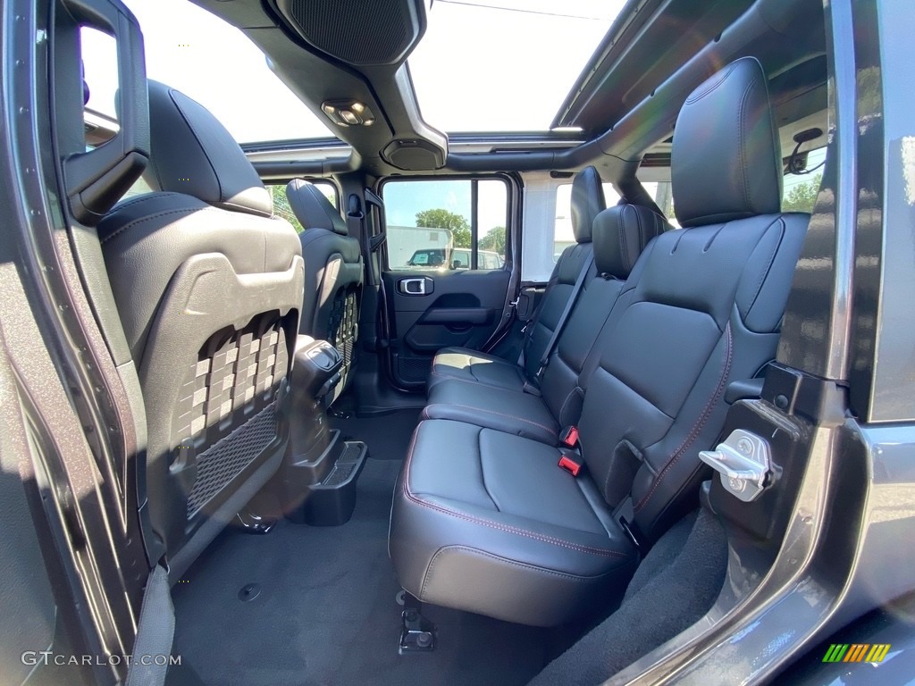 2021 Jeep Wrangler Unlimited Rubicon 4x4 Rear Seat Photo #139604877
